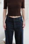 BASERANGE blue trousers (with back pockets) TRIN-CO-SP24 (TRIN)